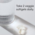 Vegan Omega-3 with Vitamin D3 Softgels - 60 Capsules