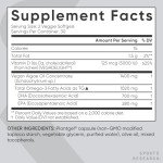 Vegan Omega-3 with Vitamin D3 Softgels - 60 Capsules