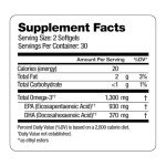 Oceanblue Vegan Omega-3 Algae Oil 1300mg - 60 Softgels