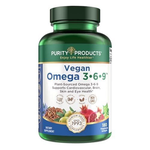 Vegan Omega 3-6-9 Essential Fatty Acid Complex
