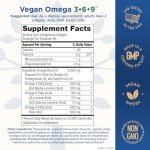 Vegan Omega 3-6-9 Essential Fatty Acid Complex