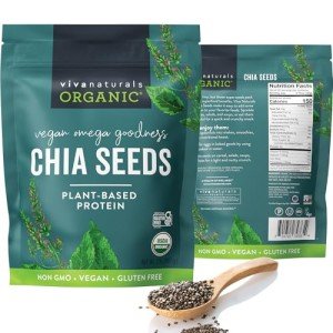 Organic Chia Seeds - Vegan Omega-3 Superfood