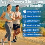 Sugar-Free Vegan Omega 3 Gummies - 1280mg