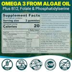 Vegan Omega 3 Gummies with DHA & EPA