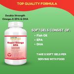 Halal Double Strength Vegan Omega 3 Softgels