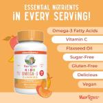 Kids' Vegan Omega 3 Gummies with Vitamin C