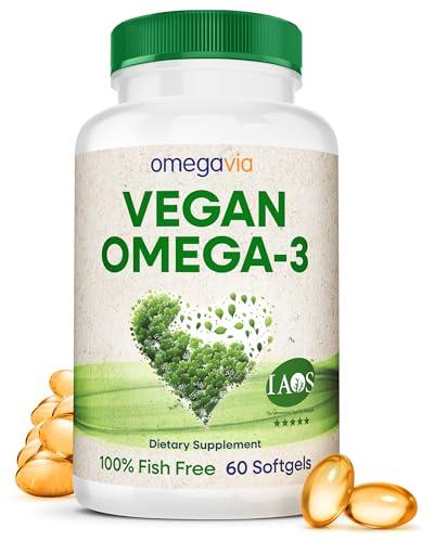 OmegaVia Vegan Omega-3 Algae Oil - 2 Pack