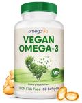 Vegan Omega 3 Algae Supplement - 60 Softgels