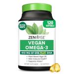 Zenwise Vegan Omega 3 - Algal Oil DHA & EPA