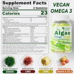Sugar-Free Vegan Omega 3 Gummies with DHA & EPA