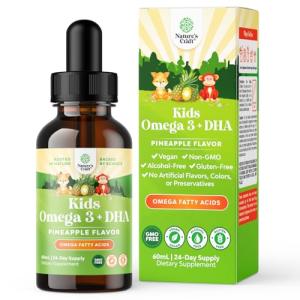 Organic Vegan Omega 3 Liquid for Kids