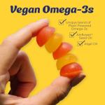 Wiley's Vegan Omega-3 Gummies - Lemon Flavor, 60 Count