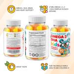 Vegan Omega 3 Gummies for Kids - 90 Count
