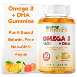 Vegan Omega 3 Gummies for Kids - 30 Servings
