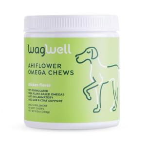 WagWell Vegan Omega 3 Dog Chews - 60 Soft Bites