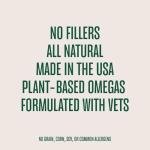 Vegan Omega Oil Chews for Dogs - 60 Soft Bites