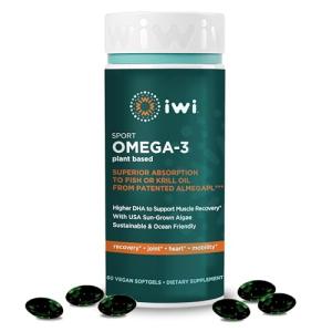 iwi Life Vegan Omega-3 Sport, 60 Softgels
