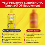 PetJesty Vegan Omega 3 Oil for Pets 26.39oz