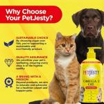 PetJesty Vegan Omega 3 Oil for Pets 26.39oz