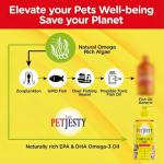 PetJesty Vegan Omega 3 Oil for Pets 26.39oz