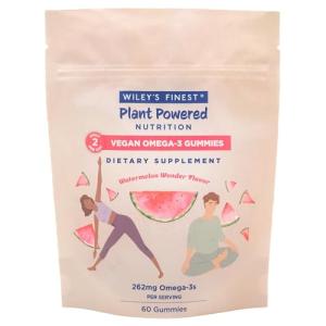 Wiley's Finest Vegan Omega-3 Gummies - Watermelon Flavor