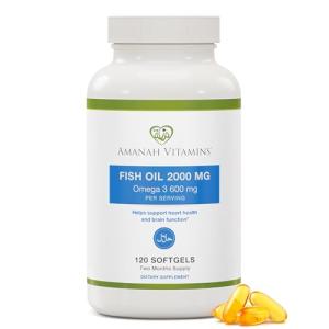 Vegan Omega-3 Algal Oil 2000 mg - 120 Softgels