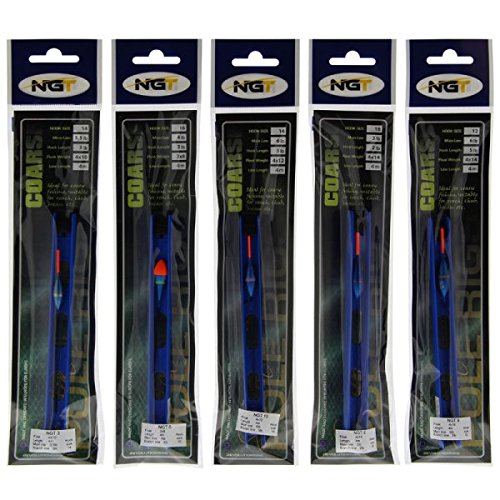 10 Pack Assorted Transparent Carp Pole Rigs