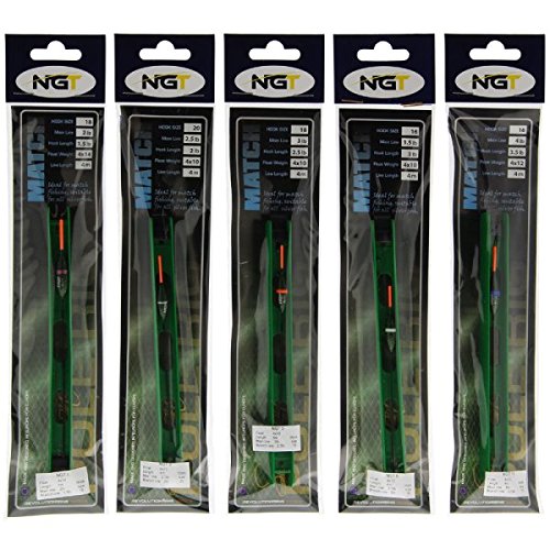 10 Pack Assorted Transparent Carp Pole Rigs