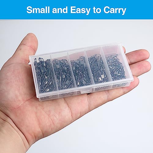 Realure 100/200 Pcs Fishing Swivels and Clips