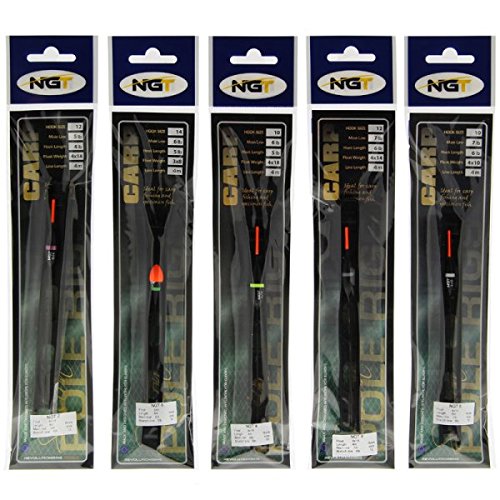 10 Pack Assorted Transparent Carp Pole Rigs