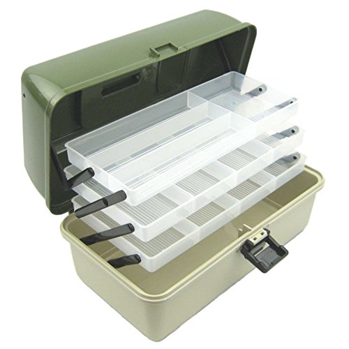 Roddarch 3-Tray Cantilever Fishing Tackle Box