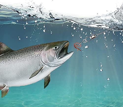 40Pcs Stainless Steel Fishing Leaders - 4 Sizes