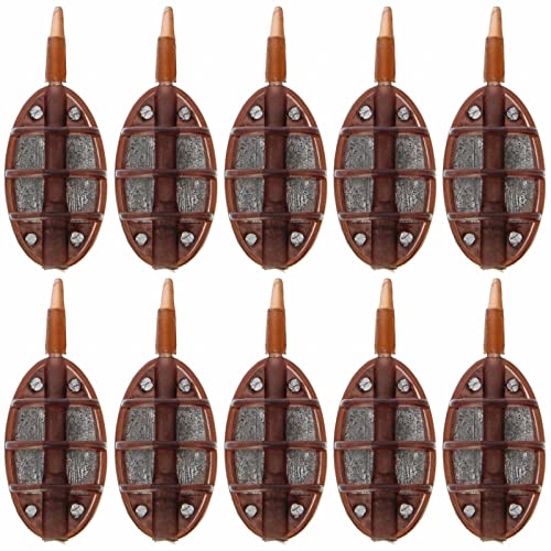 10 Inline Method Feeders 15g for Carp Fishing