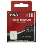 Barbless Coarse Fishing Hooks with Loops - 60 Pack