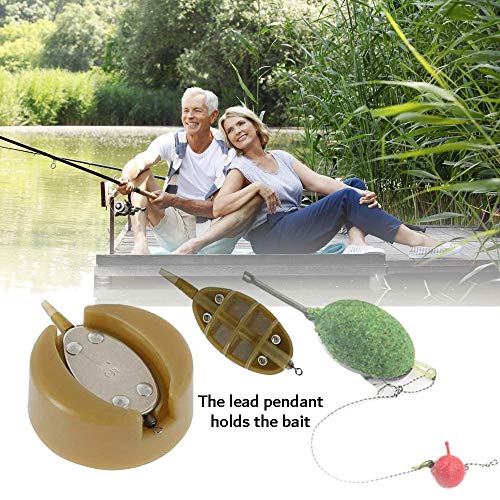 10 Inline Fishing Feeders with Quick Release Mould