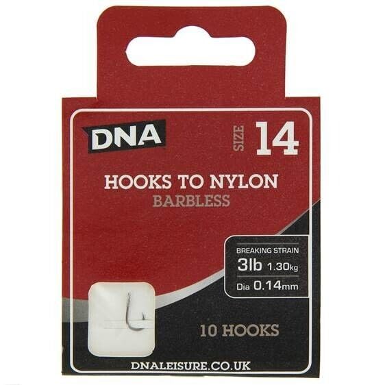 Barbless Coarse Fishing Hooks with Loops - 60 Pack