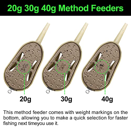 Realure Carp Fishing Method Feeders with Weights