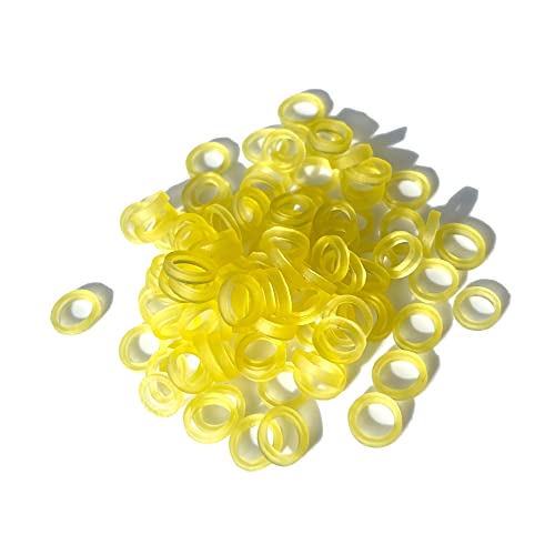 Anglerholics 100pcs Pellet Bait Bands for Carp