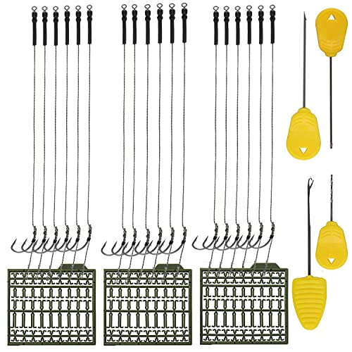 Shaddock 18pcs Handmade Carp Fishing Rigs Set
