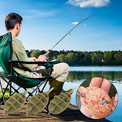 Chudian Inline Feeders Set for Carp Fishing 10pcs