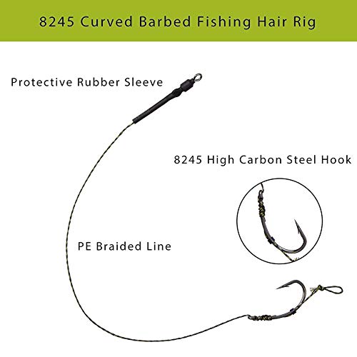 Shaddock 18pcs Handmade Carp Fishing Rigs Set