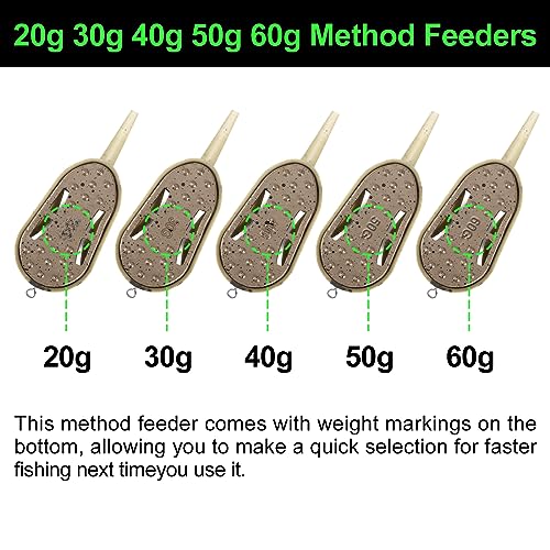 Realure Inline Carp Fishing Feeders with Weights