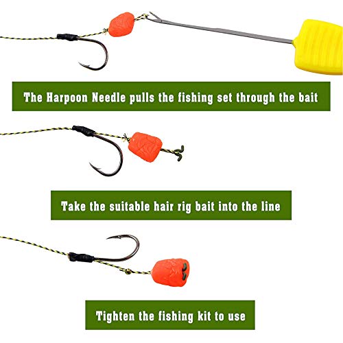 Shaddock 18pcs Handmade Carp Fishing Rigs Set