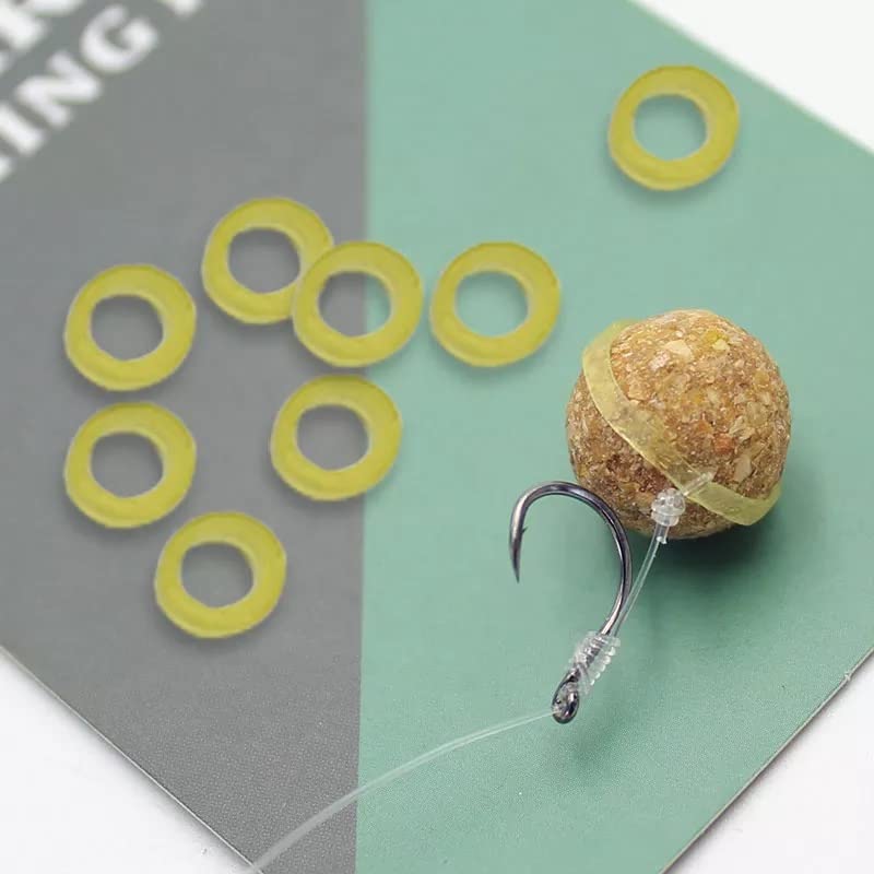 Anglerholics 100pcs Pellet Bait Bands for Carp