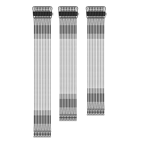 SAVITA 30Pcs Stainless Steel Fishing Swivel Buckle Kit