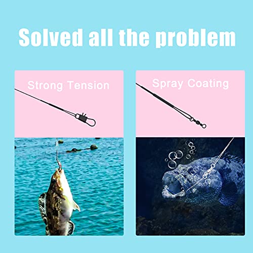 SAVITA 30Pcs Stainless Steel Fishing Swivel Buckle Kit