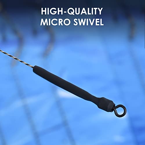 Luroad Carp Fishing Hair Rigs - 20 Pieces