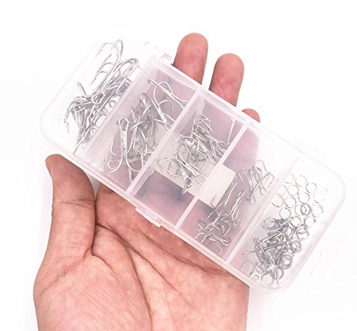Milepetus High Carbon Steel Treble Hooks Set