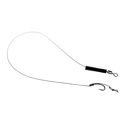 Milepetus 18pcs Barbless Carp Fishing Hair Rigs