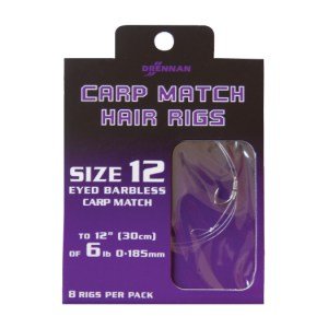 Drennan Eyed Barbless Carp Match Hair Rigs